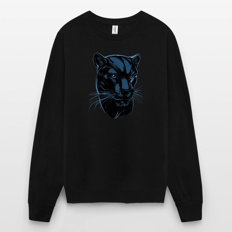 Panthère Léopard Grand Chat Mignon Gros Chat Panter Sweat-shirt Unisexe