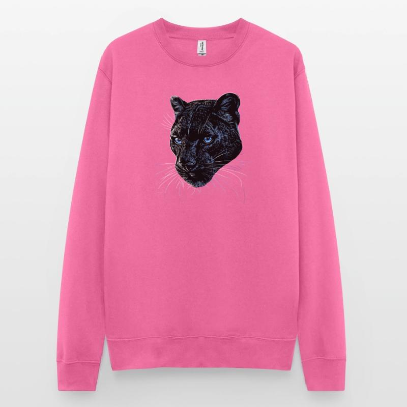 Panther Leopard Raubkatze Süße Großkatze Panter Unisex Pullover