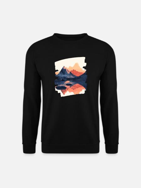 Mountains Climbing Climbers Hiking - Unisex Sweatshirt - black