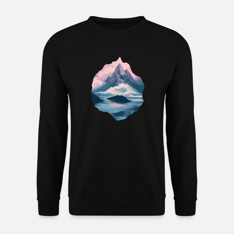 Mountains Climbing Climbers Hiking - Unisex Sweatshirt - black