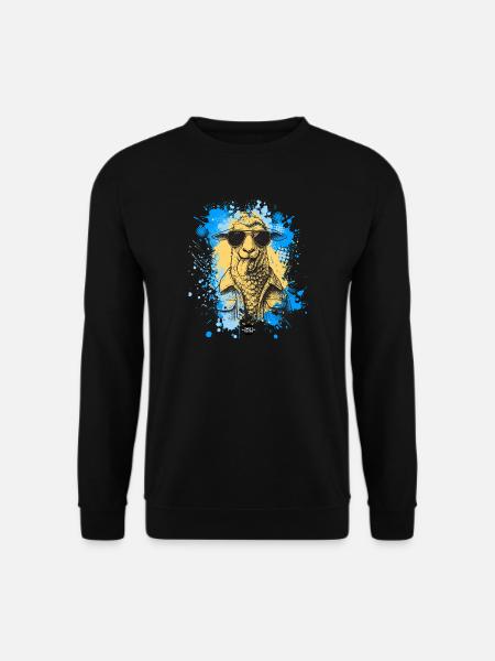 Mode bêlement : Activé - Sweat-shirt Unisexe - noir