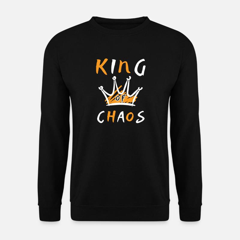 KÖNIG DES CHAOS - Unisex Pullover - Schwarz