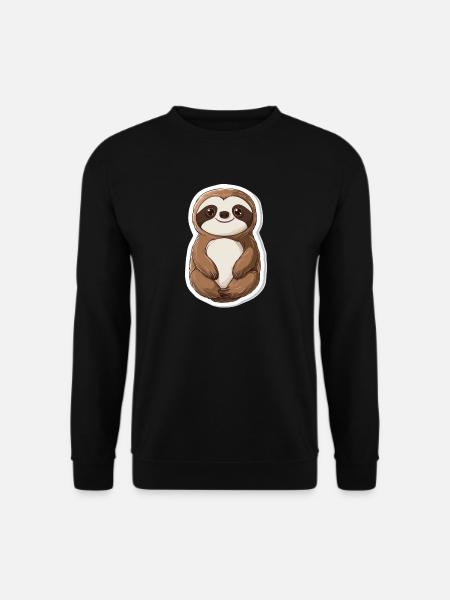 Sloth - Unisex Sweatshirt - black