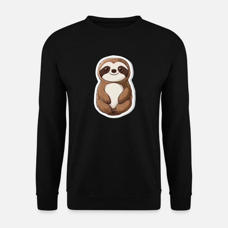Faultier - Unisex Pullover - Schwarz