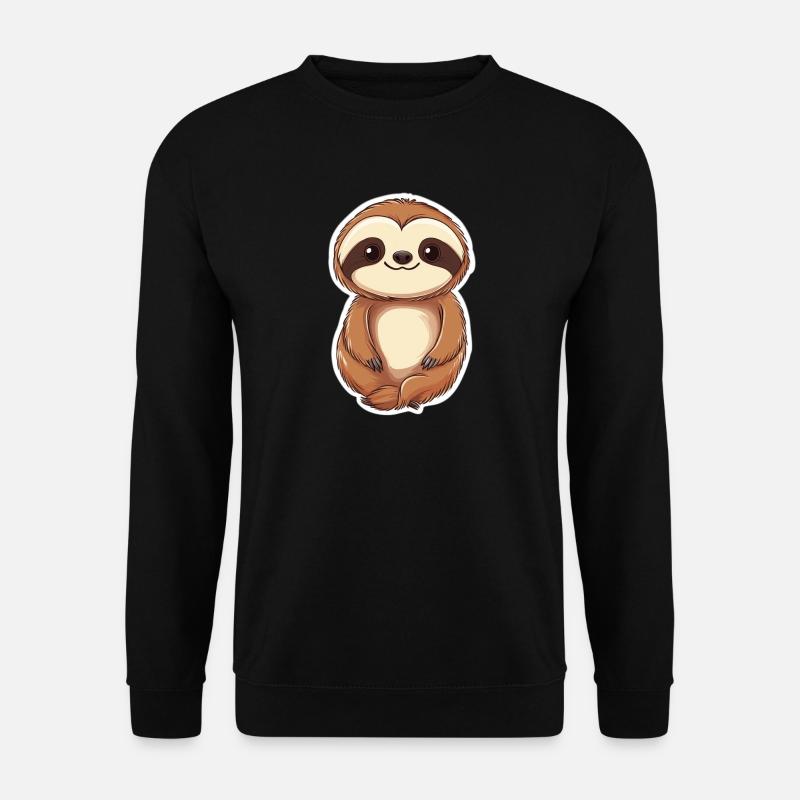 Faultier - Unisex Pullover - Schwarz
