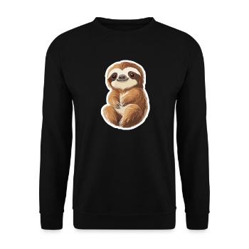 Paresse - Sweat-shirt Unisexe - noir - Devant - Alina (178cm) & Michal (187cm)