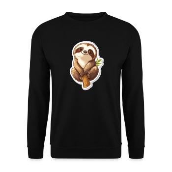Paresse - Sweat-shirt Unisexe - noir - Devant - Alina (178cm) & Michal (187cm)