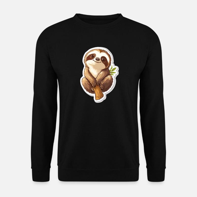 Sloth - Unisex Sweatshirt - black