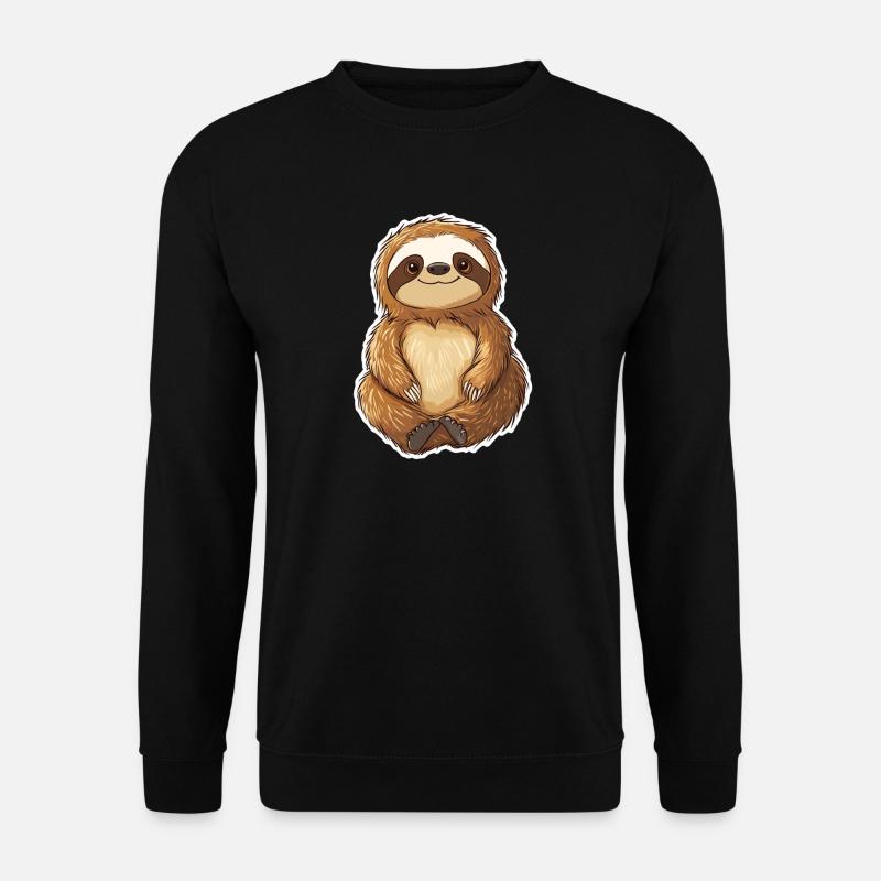 Sloth - Unisex Sweatshirt - black