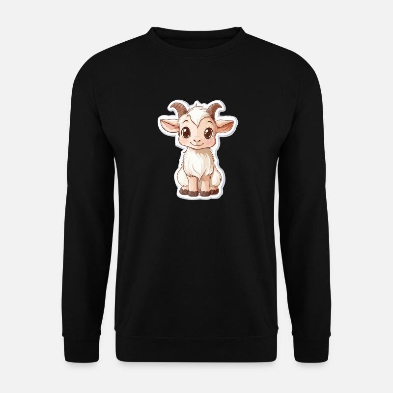 Ziege - Unisex Pullover - Schwarz