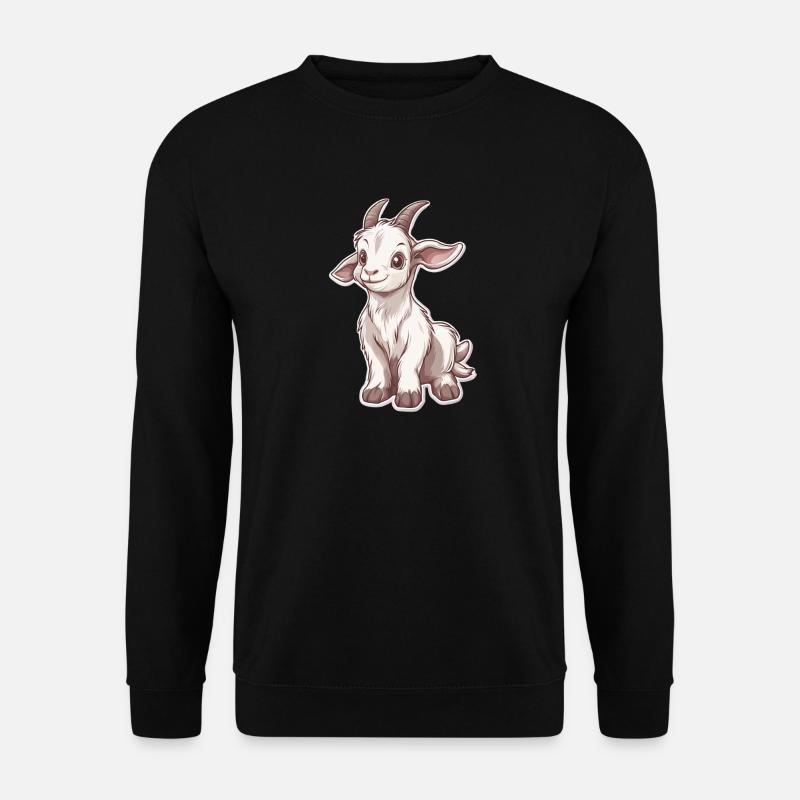 Ziege - Unisex Pullover - Schwarz