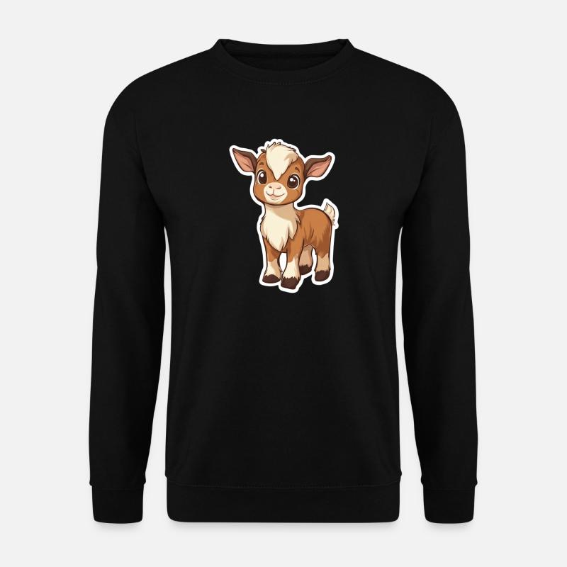 Ziege - Unisex Pullover - Schwarz