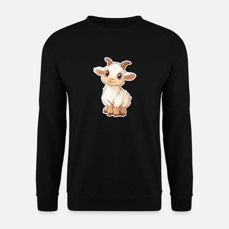 Ziege - Unisex Pullover - Schwarz