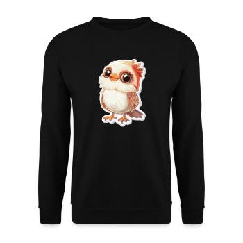 Cacatoès - Sweat-shirt Unisexe - noir - Devant - Alina (178cm) & Michal (187cm)