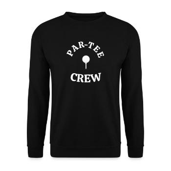 Par Tee Crew Squad Amateur de golf - Sweat-shirt Unisexe - noir - Devant - Alina (178cm) & Michal (187cm)