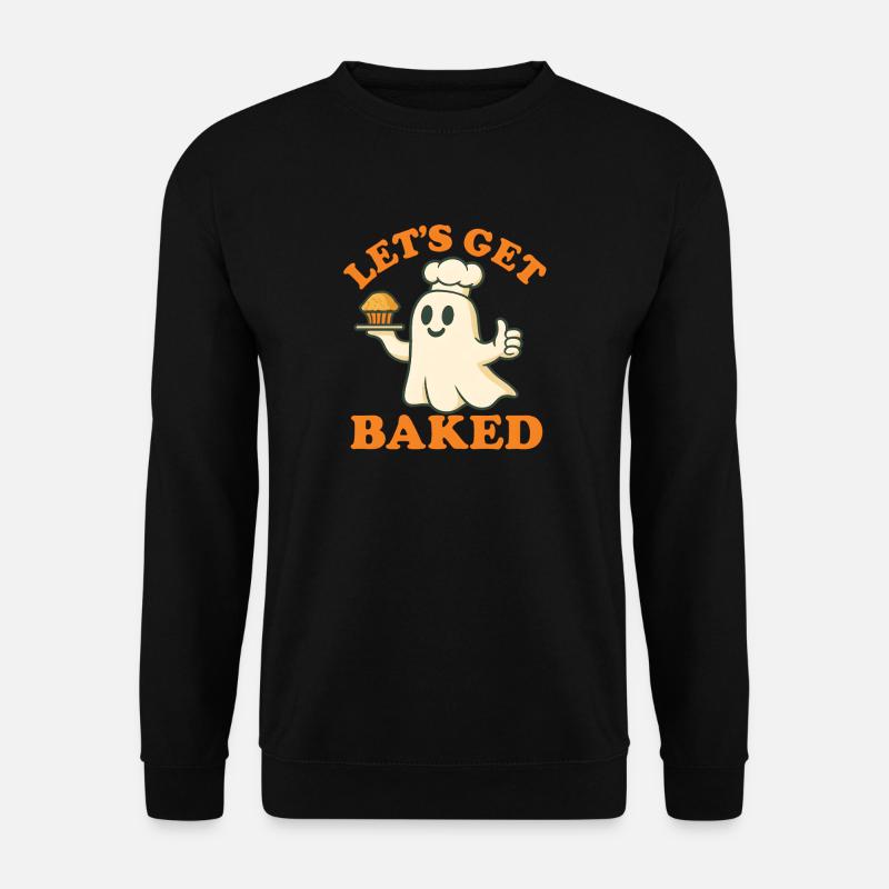  Let’s Get Baked – Geisterbäcker - Unisex Pullover - Schwarz