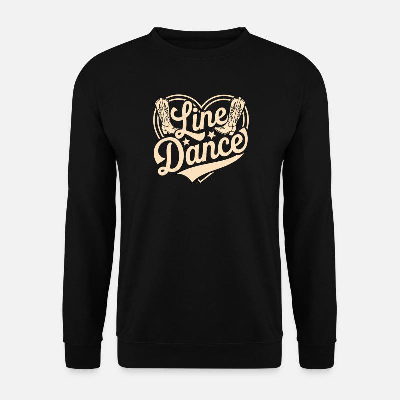Linedance - Unisex Pullover - Schwarz