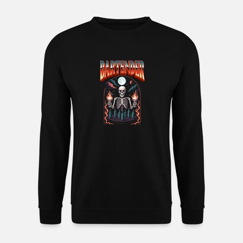 Bartender Halloween barman bartender - Unisex Sweatshirt - black