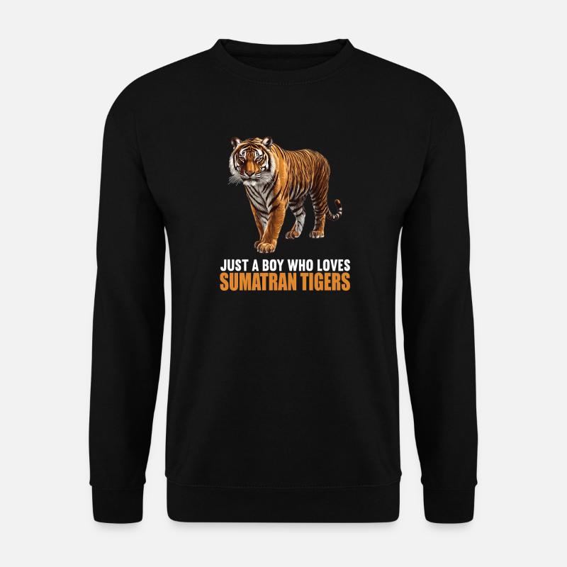Sumatran tiger - Unisex Sweatshirt - black