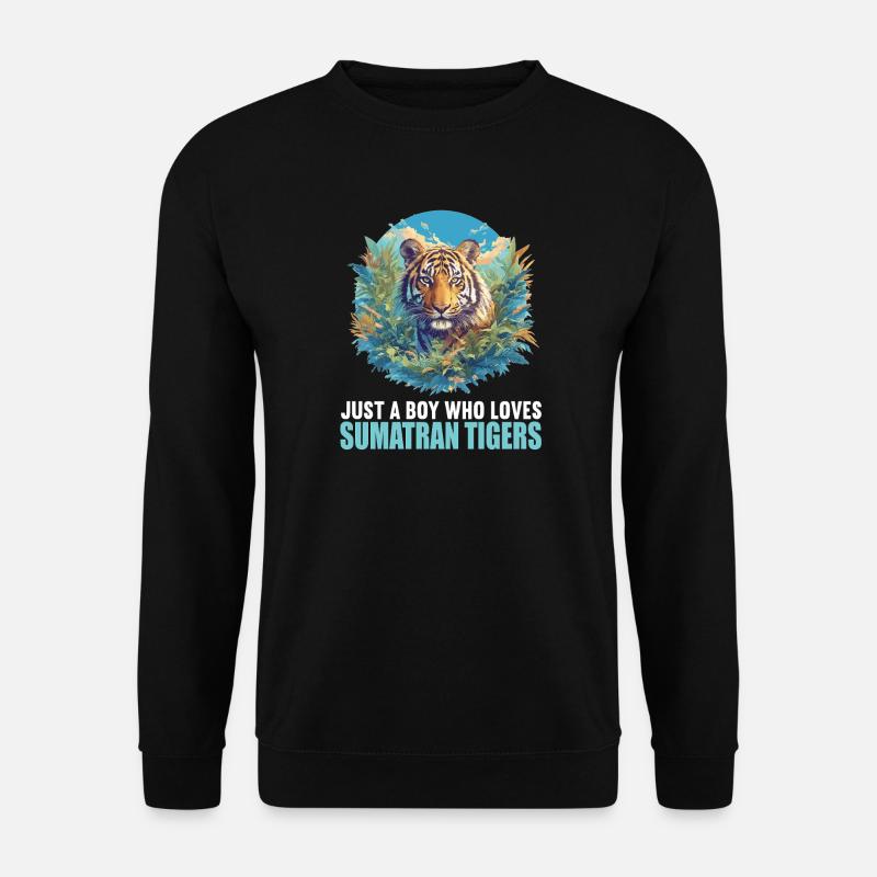 Sumatran tiger - Unisex Sweatshirt - black