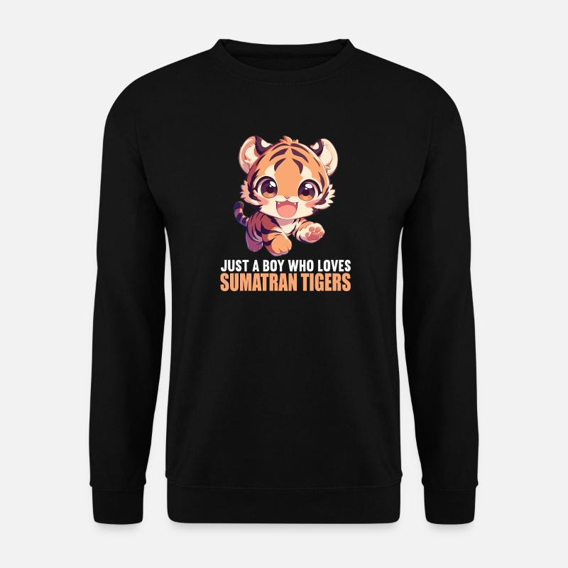 Sumatra-Tiger - Unisex Pullover - Schwarz