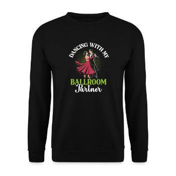 Ballroom Dancing Ballroom Partners - Unisex Sweatshirt - black - Front - Alina (178cm) & Michal (187cm)