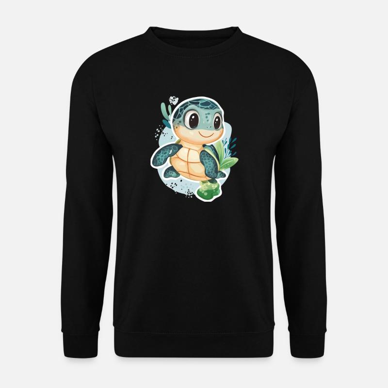 Schildkröte - Unisex Pullover - Schwarz