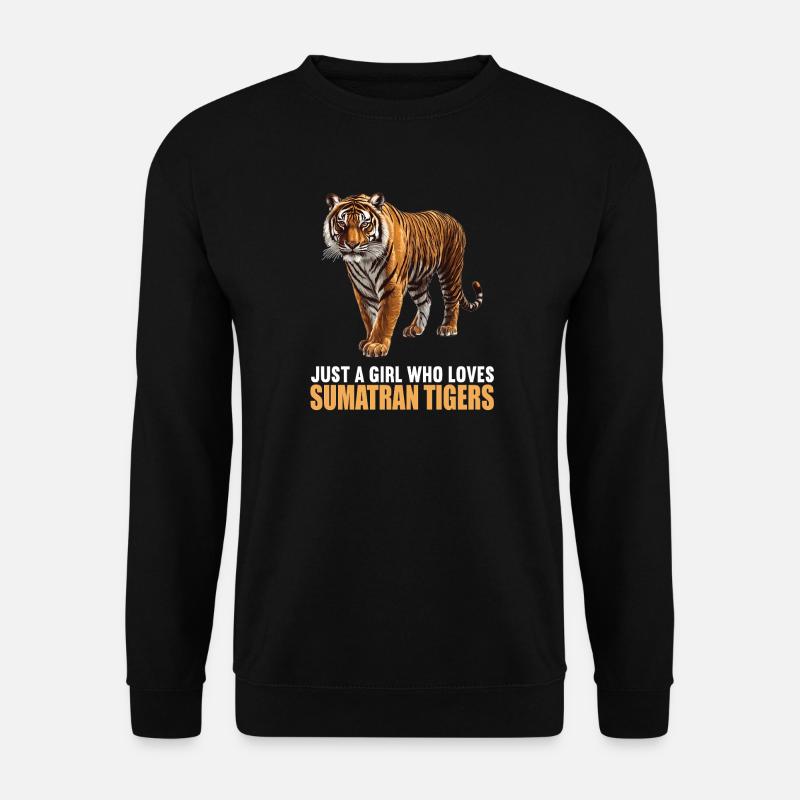 Sumatran tiger - Unisex Sweatshirt - black