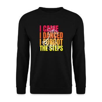 Ballroom Dancing Dance Training Ballroom Gift - Unisex Sweatshirt - black - Front - Alina (178cm) & Michal (187cm)
