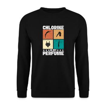 Diving diving board - Unisex Sweatshirt - black - Front - Alina (178cm) & Michal (187cm)