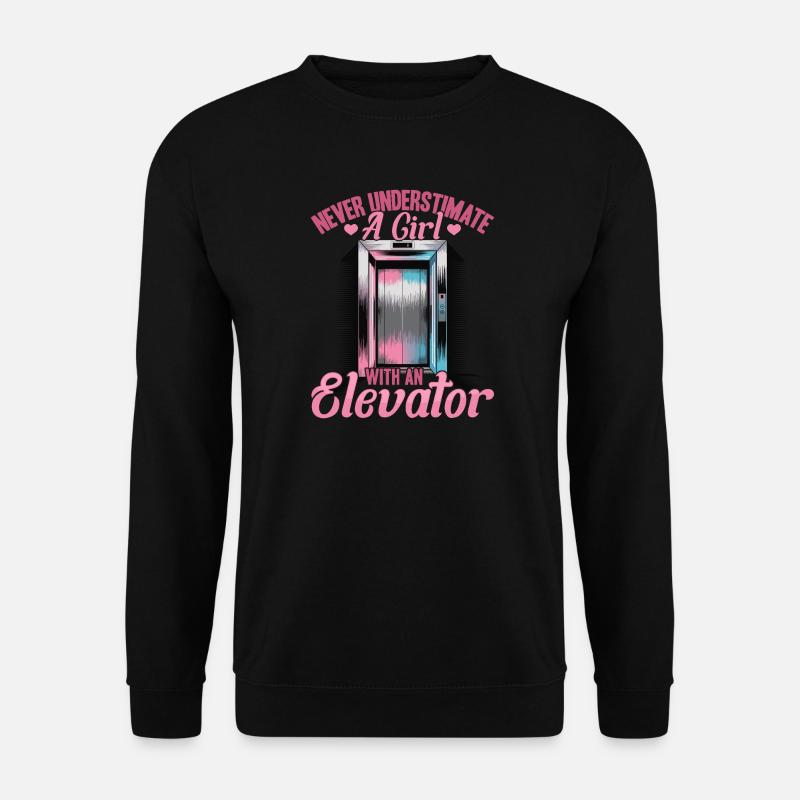 Ascenseur pour tout-petits et enfants - Sweat-shirt Unisexe - noir