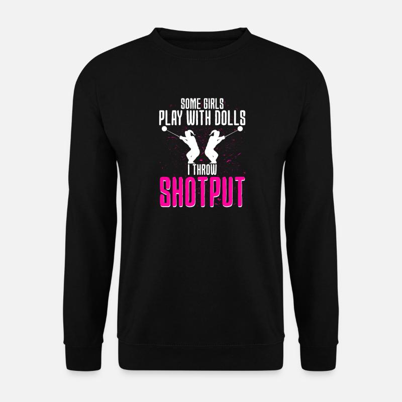 Kugelstoßen Kugelstoß Kugelstoßer - Unisex Pullover - Schwarz