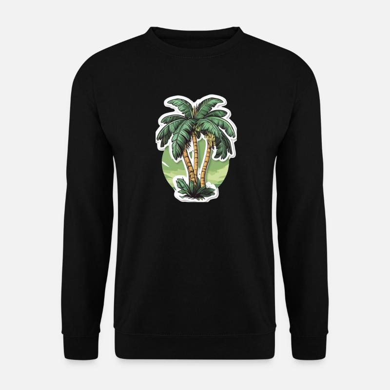 Palme - Unisex Pullover - Schwarz