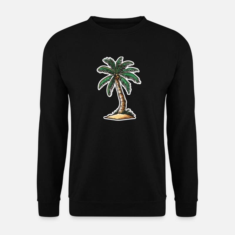 Palme - Unisex Pullover - Schwarz