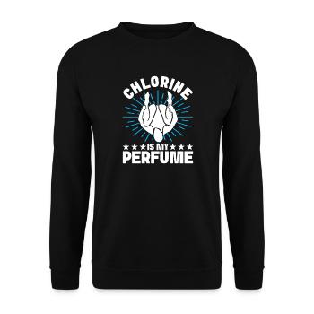 Diving diving board - Unisex Sweatshirt - black - Front - Alina (178cm) & Michal (187cm)