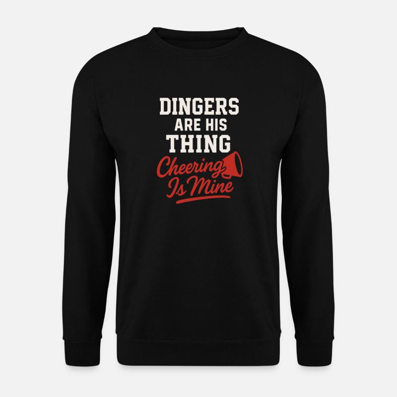 Boy Mom Baseball Proter Sohn Homerun Travel Team - Unisex Pullover - Schwarz