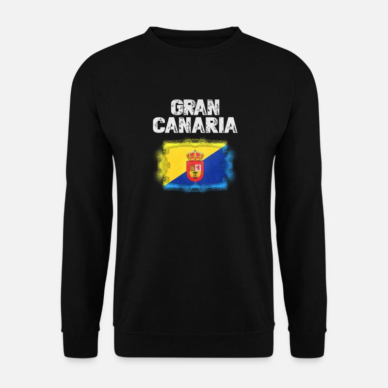 Gran Canaria Flag Design - Unisex Pullover - Schwarz