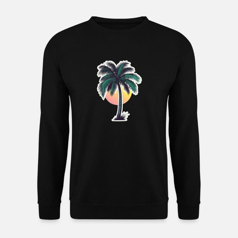 Palm tree - Unisex Sweatshirt - black
