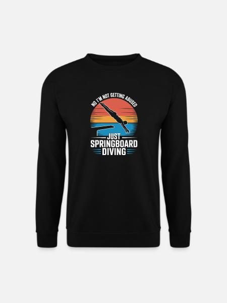 Diving diving board - Unisex Sweatshirt - black