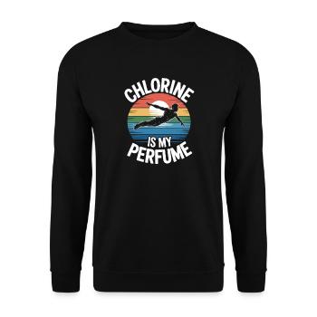 Kunstspringen Turmspringer Sprungbrett - Unisex Pullover - Schwarz - Vorne - Alina (178cm) & Michal (187cm)