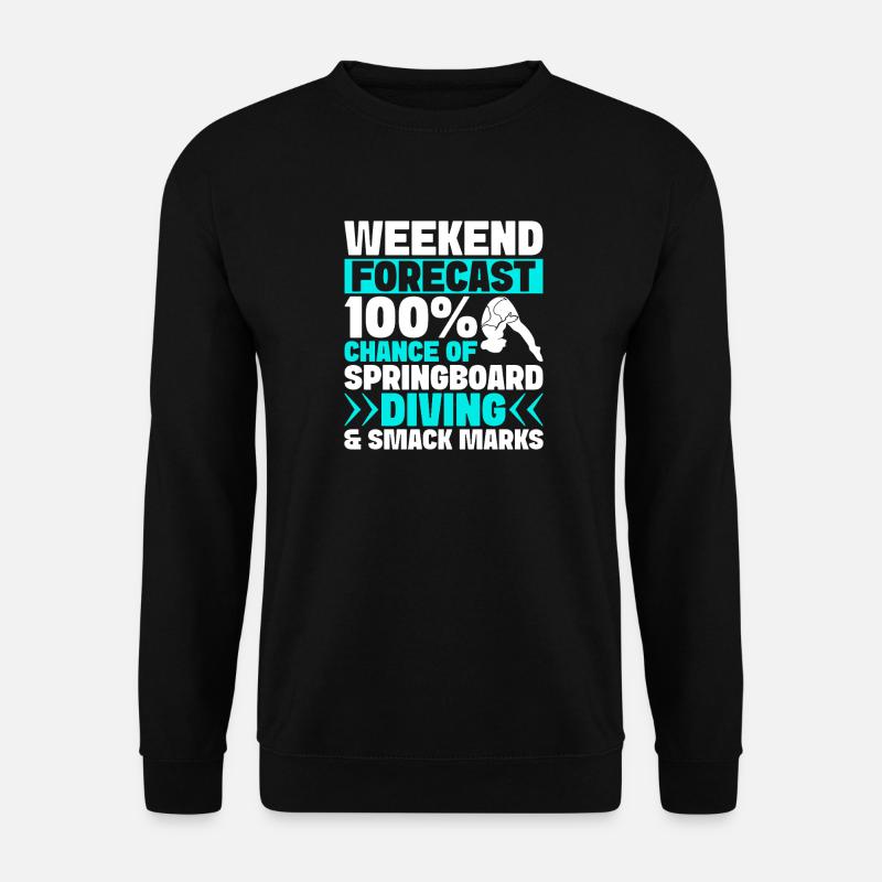 Diving diving board - Unisex Sweatshirt - black