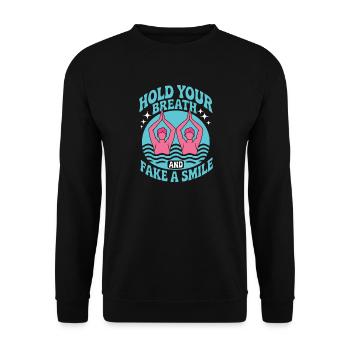 Natation synchronisée Natation artistique Sports nautiques - Sweat-shirt Unisexe - noir - Devant - Alina (178cm) & Michal (187cm)