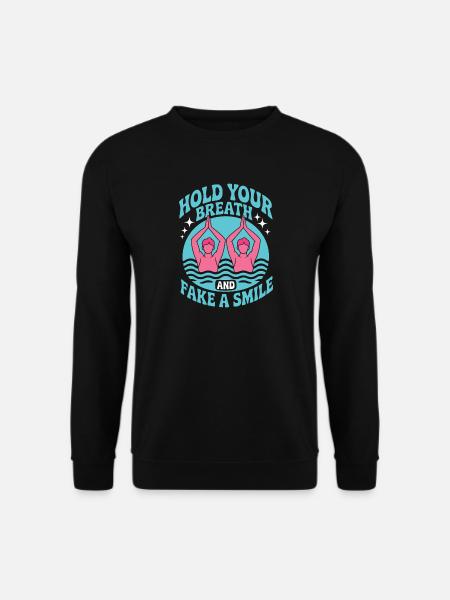 Synchronschwimmen Kunstschwimmen Wassersport - Unisex Pullover - Schwarz
