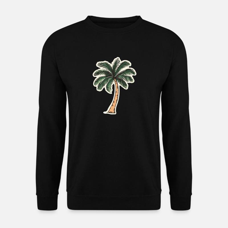 Palm tree - Unisex Sweatshirt - black