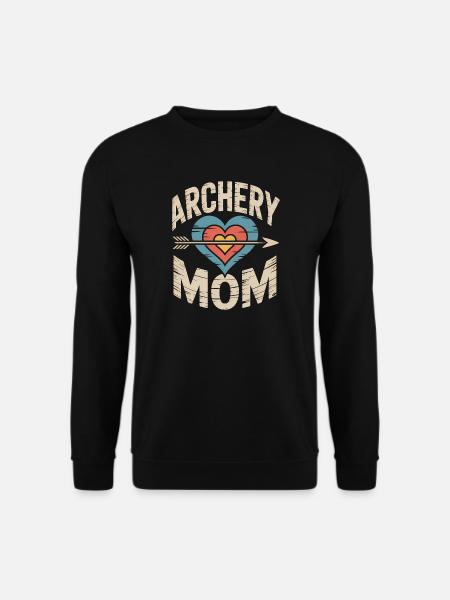 Bogenschießen Spruch Mutter Bogenschießen Geschenk - Unisex Pullover - Schwarz