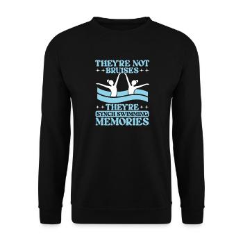 Natation synchronisée Natation artistique Sports nautiques - Sweat-shirt Unisexe - noir - Devant - Alina (178cm) & Michal (187cm)