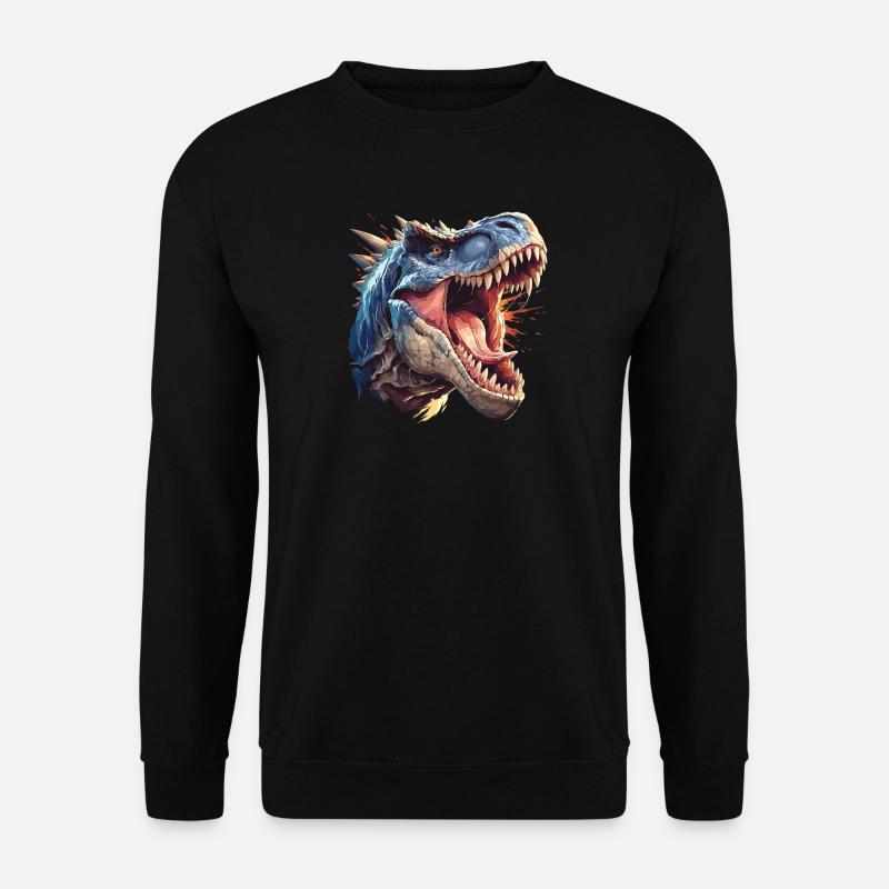 Dino Dinosaur Dinosaur - Unisex Sweatshirt - black