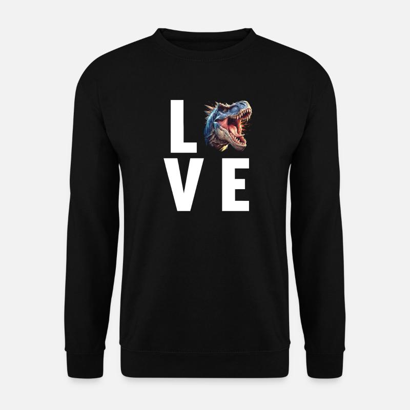 Dino Dinosaur Dinosaur - Unisex Sweatshirt - black