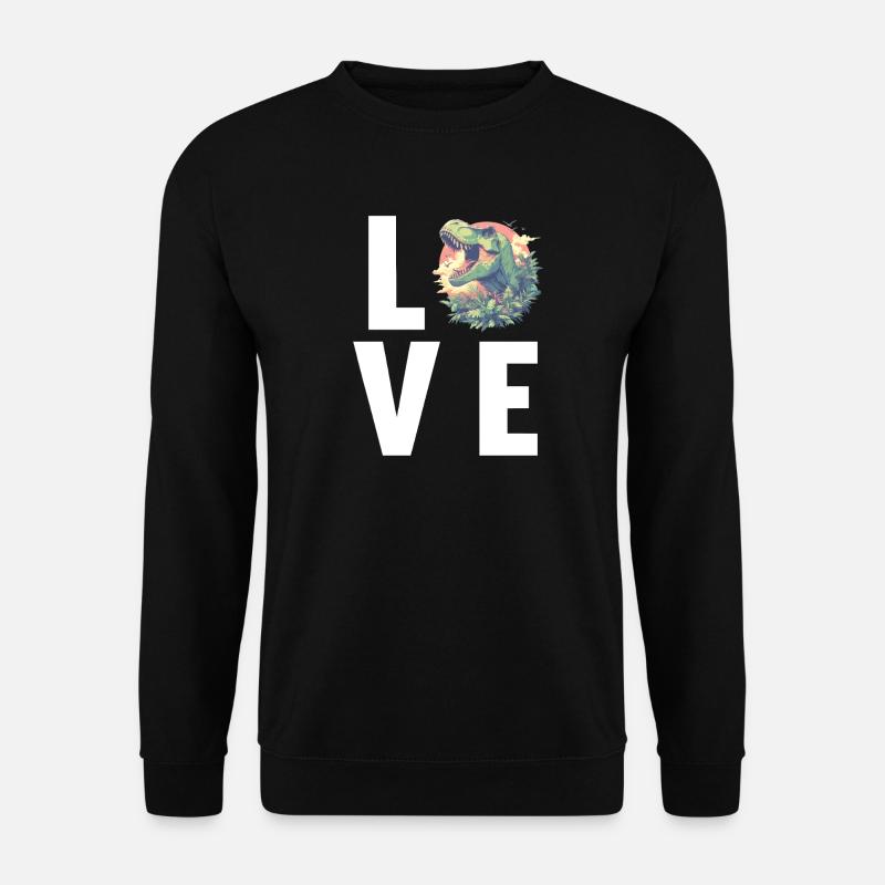 Dino Dinosaur Dinosaur - Unisex Sweatshirt - black