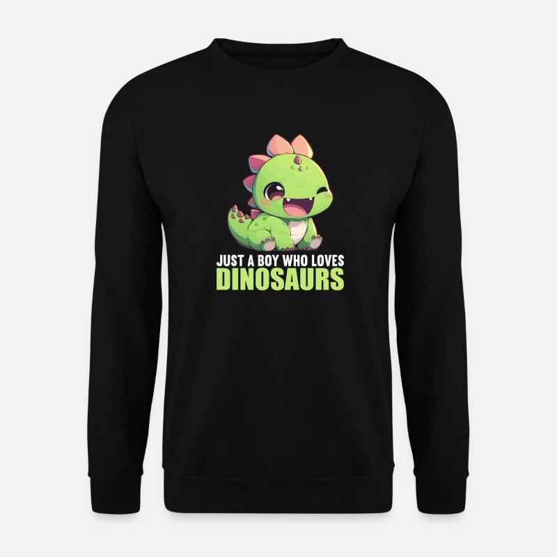 Dino Saurier Dinosaurier - Unisex Pullover - Schwarz